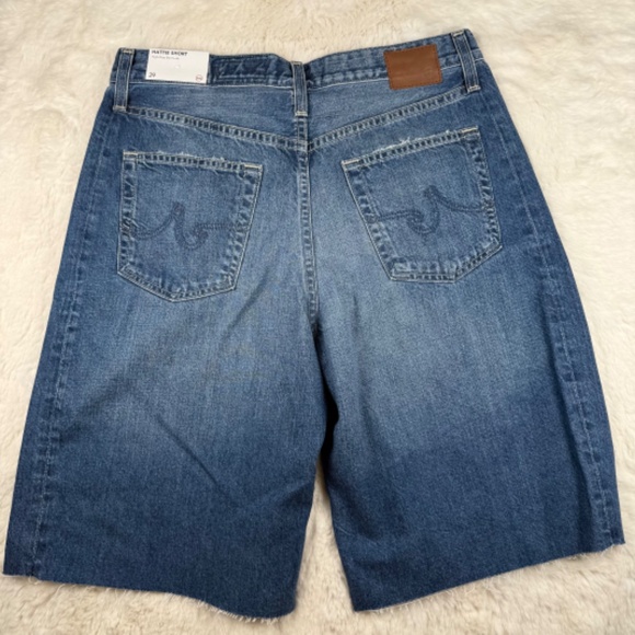 AG NWT Adriana Goldsmith Jeans Hattie Short High-Rise Bermuda Women's 29 - Picture 6 of 6